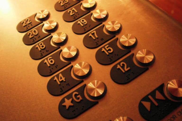 Elevator Buttons.