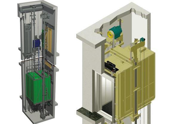 Лифты без машинного отделения.