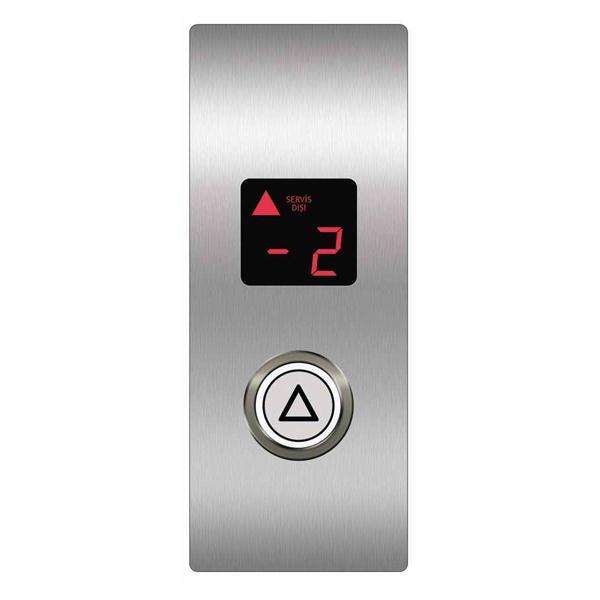 CP 502E Flush-mounted Floor Button.