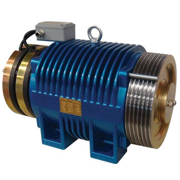 Synchronous (gearless motor).
